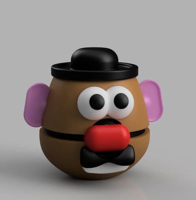 Preview do modelo 3D Mr Potato Pokeball