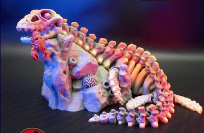 Preview do modelo 3D Flexi Factory Skeleton Plesiosaurus