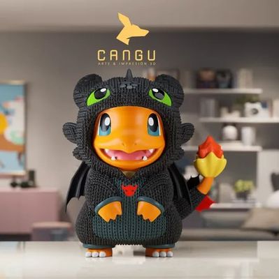 Modelo 3D charmander toothless pajama fanart multiparts20260825 1 mkp01