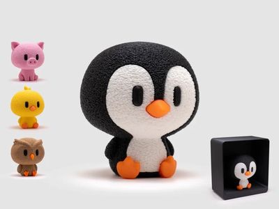 Preview do modelo 3D Penguin