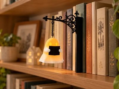Preview do modelo 3D Bookshelf Ghost