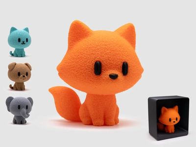 Preview do modelo 3D Fox
