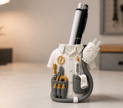 Modelo 3D Electrician