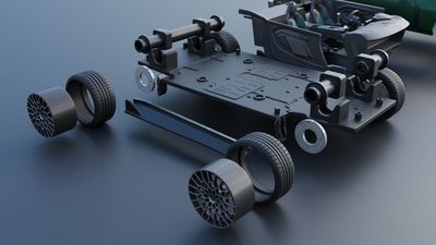Preview do modelo 3D Aston Martin Valour 2024 3D Print