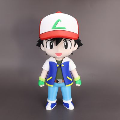 Preview do modelo 3D Pokémon Whale 3D Studio Ash Ketchum (Satoshi)