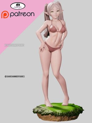 Preview do modelo 3D Anime Girls Frieren nsfw