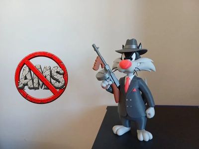 Preview do modelo 3D Sylvester gangster