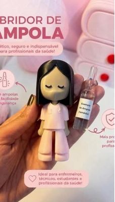 Modelo 3D Abridor de ampola Enfermeira completo