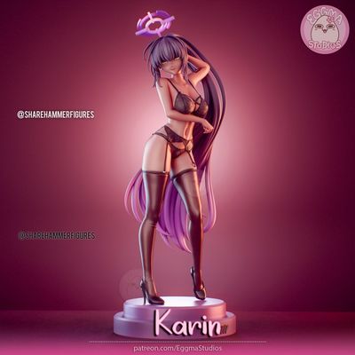 Modelo 3D EggmaStudios Karin Blue Archive