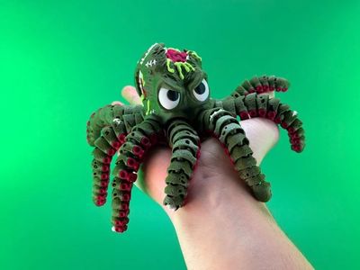 Modelo 3D Articulated Zombie Octopus