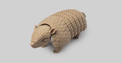 Modelo 3D Fab365 Armadillo Connecting Part