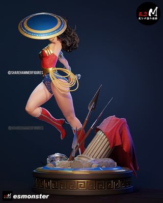 Preview do modelo 3D Wedon woman Sharehammer Plus Figures