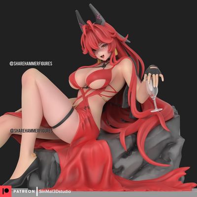 Preview do modelo 3D Sin3Dstudio Red Hood