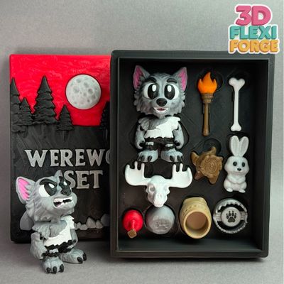 Preview do modelo 3D 3D Flexi Forge Werewolf