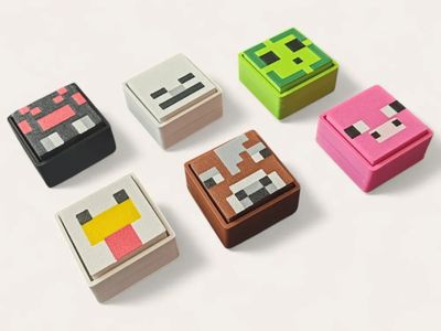 Preview do modelo 3D Minecraft Clickers 2 ¡Vaca, Cerdo, Esqueleto y más!