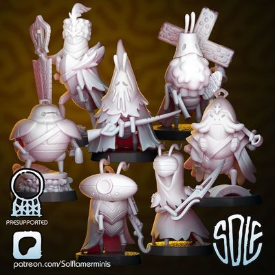 Modelo 3D church trench bugs support