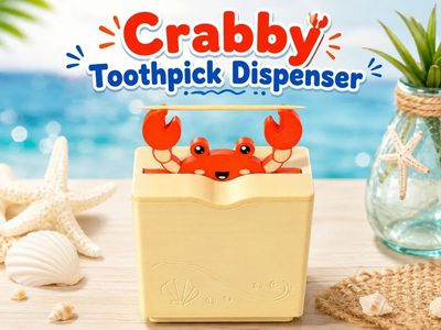 Modelo 3D Crabby Toothpick Dispenser