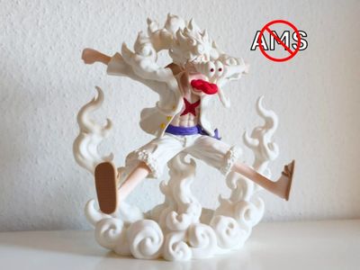 Preview do modelo 3D StlAggregator Luffy Gear 5