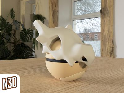 Modelo 3D #0104 Cubone V2 1