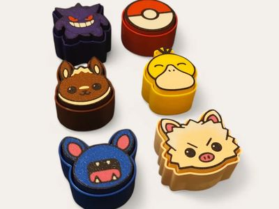 Preview do modelo 3D Pokémon Clickers Fidget 2