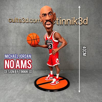 Modelo 3D Michael Jordan BAMBU