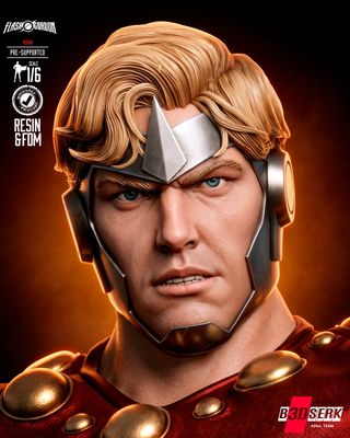 Modelo 3D B3dserk Flash Gordon Sculpture (One Piece)