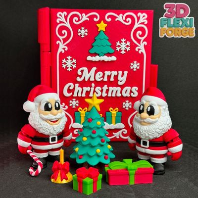 Preview do modelo 3D 3D Flexi Forge Santa Claus