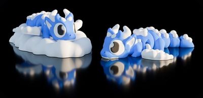 Preview do modelo 3D Printyboy SnowPuff Dragon