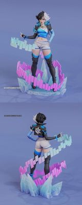 Modelo 3D Abe3D Luna Snow Marvel Rivals