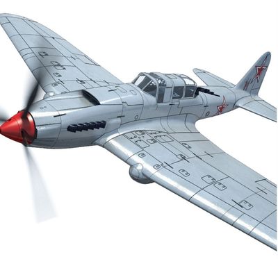 Preview do modelo 3D 3DLab IL 2 M3 STURMOVIK @Print3DWorld